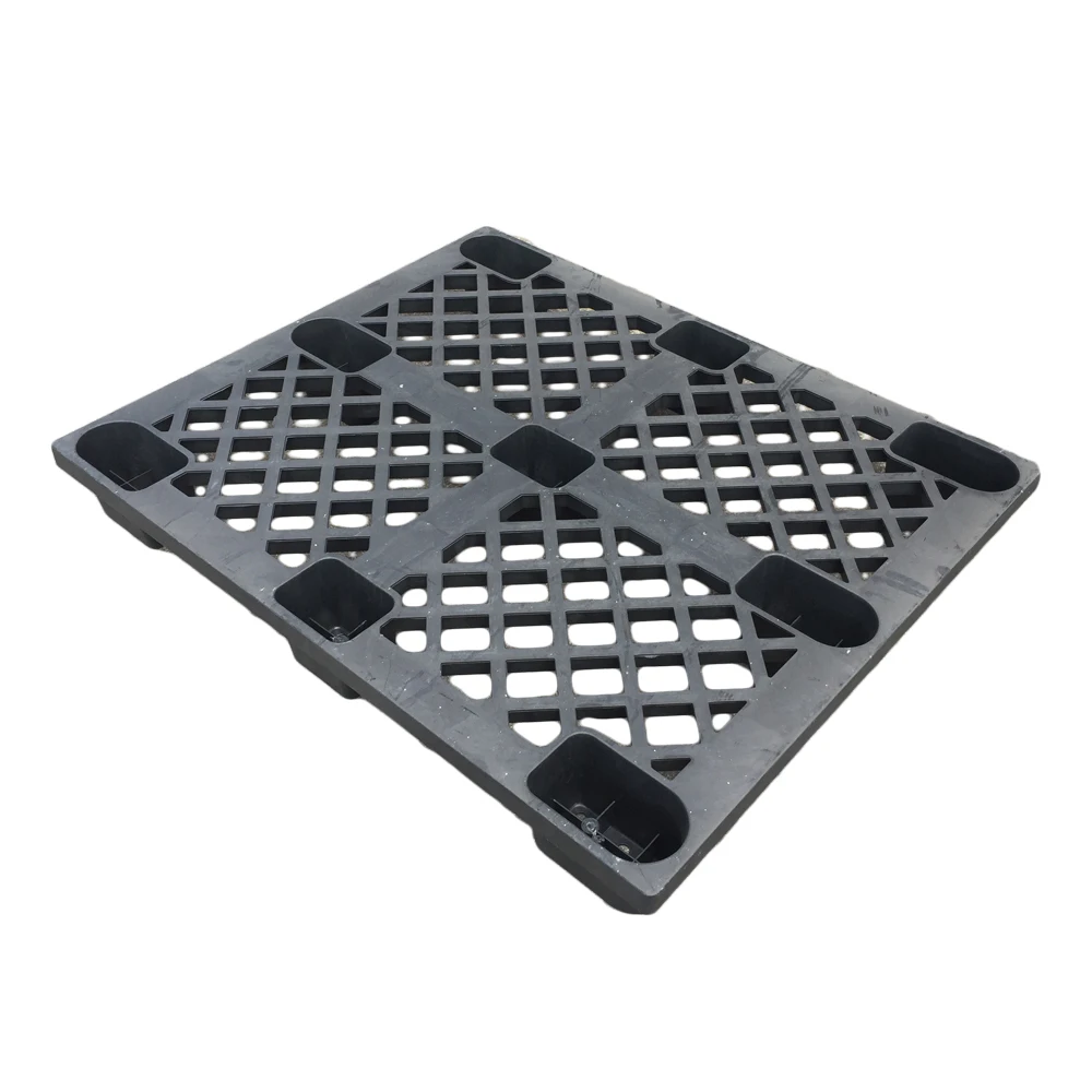9 legs feet light duty single faced antislip euro plastic pallet