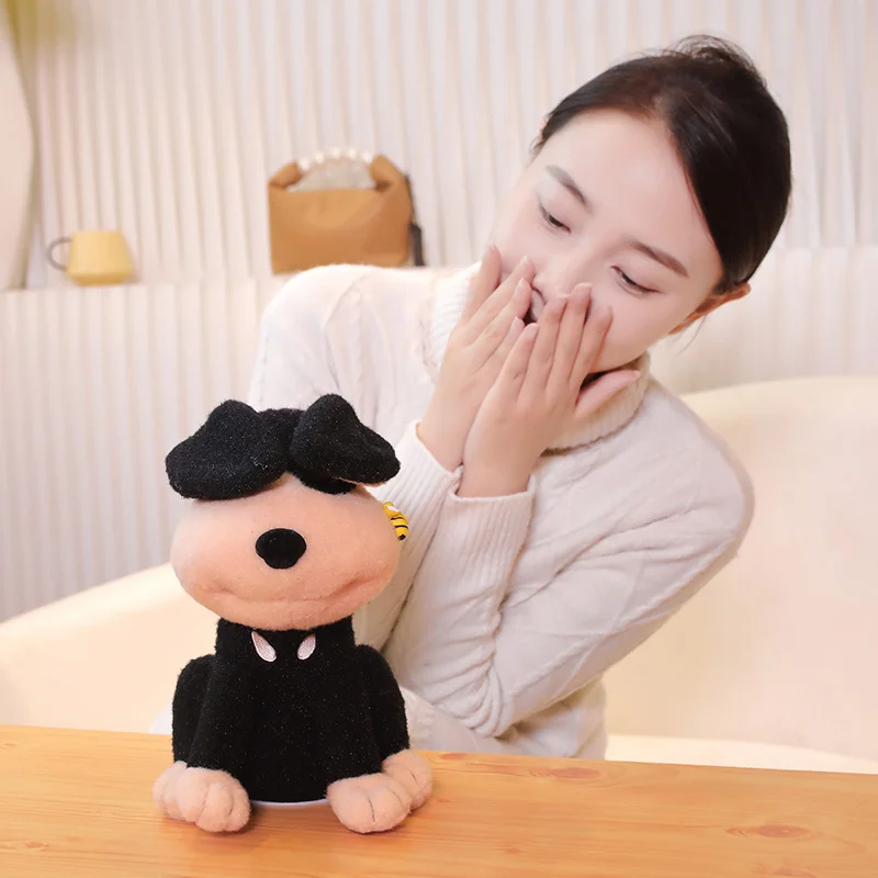 Kawaii лидер продаж пчелиная собака электрическая Поющая плюшевая игрушка для танцев кукла на заказ Забавный Электронный Робот собак