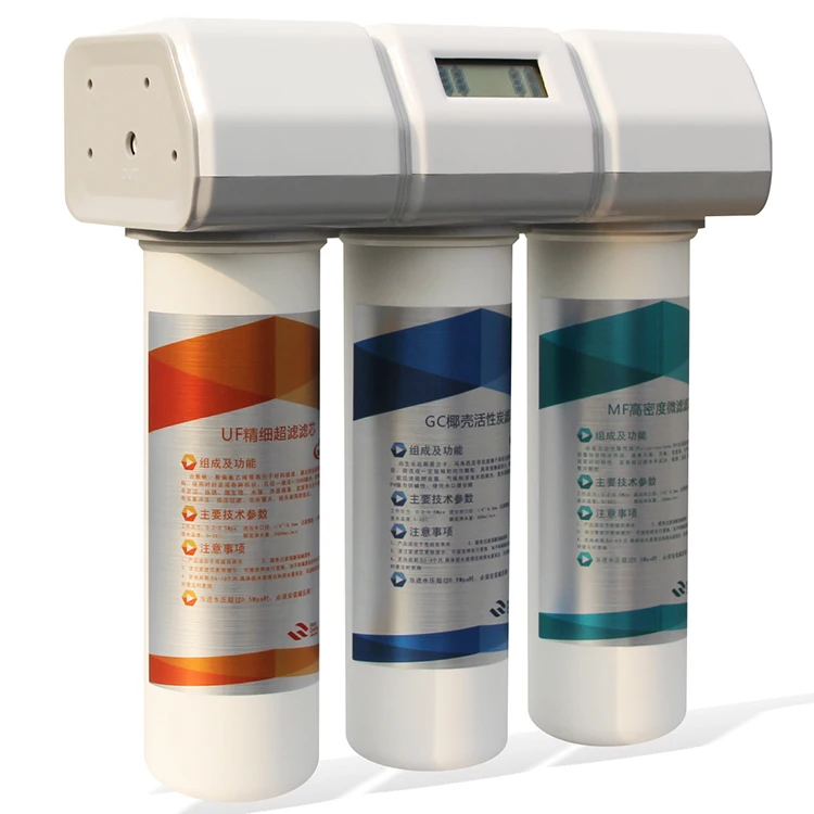 
3 Stage House Faucet Kitchen Household In Line Systems Iron Removal Machine Global Water Filter 