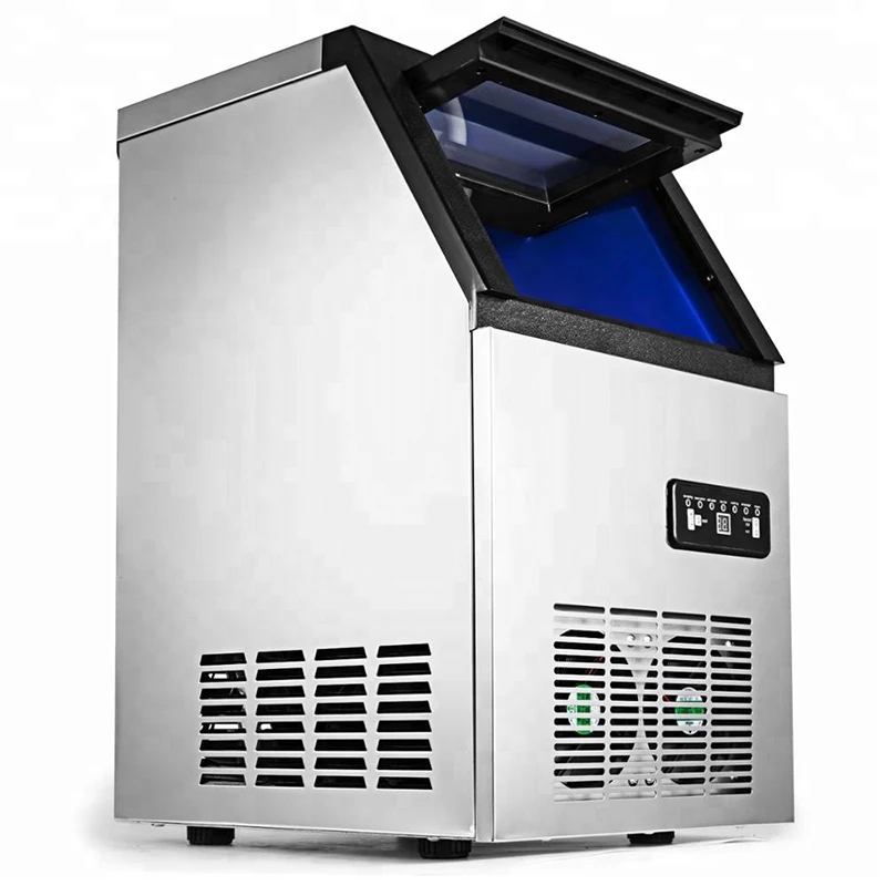 Commercial Under Counter Ice Cube Maker 60kg Commercial Ice Machine for Coffee Shop