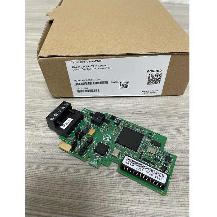 New and Original Vacon OPT-C3-V+DNOT 181B1483 VACON Option board Profibus DP, 5-pin terminal Good Price