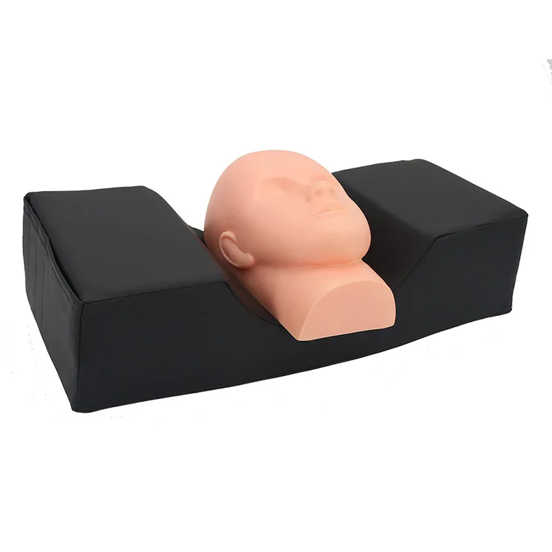 New Headrest Cosmetic Adjustable Neck Head Positioning Eyelash Extension Lash Pillow Light Memory Foam Extension Lash Pillow