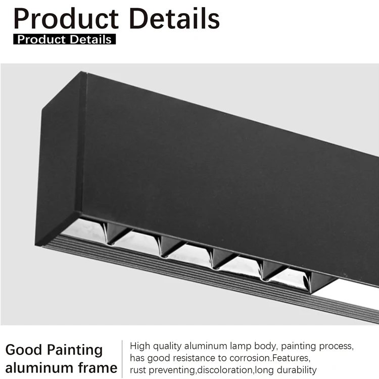 CE approval high quality 30/40W CCT 3000k-6500k indoor lighting 1200mm linear lighting fixture shop 4ft linear led lights office