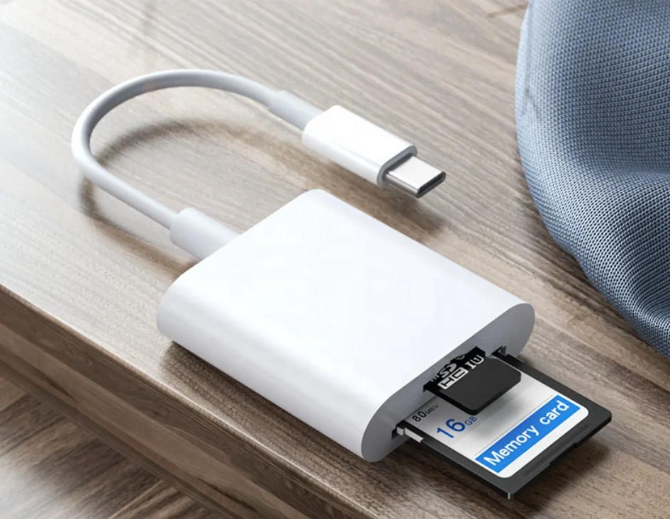 Factory Direct Supply SD TF Memory Card Reader Lightning Type C Reader SD Micro Reader