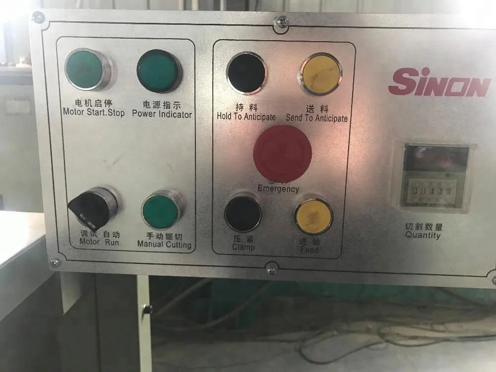 Auto feeding 90 degree aluminum profile cutting saw