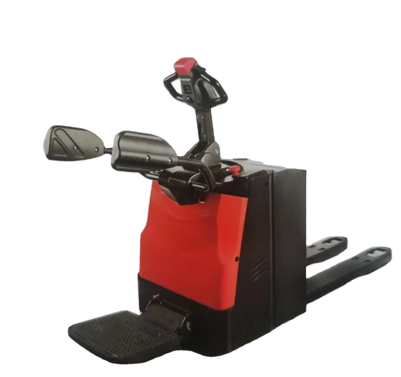 Forklift Electric Fork Lift Stacker Mini Forklift Tractor Portable Machine Walkie Stacker Standing AC Polyurethane 600mm 2500