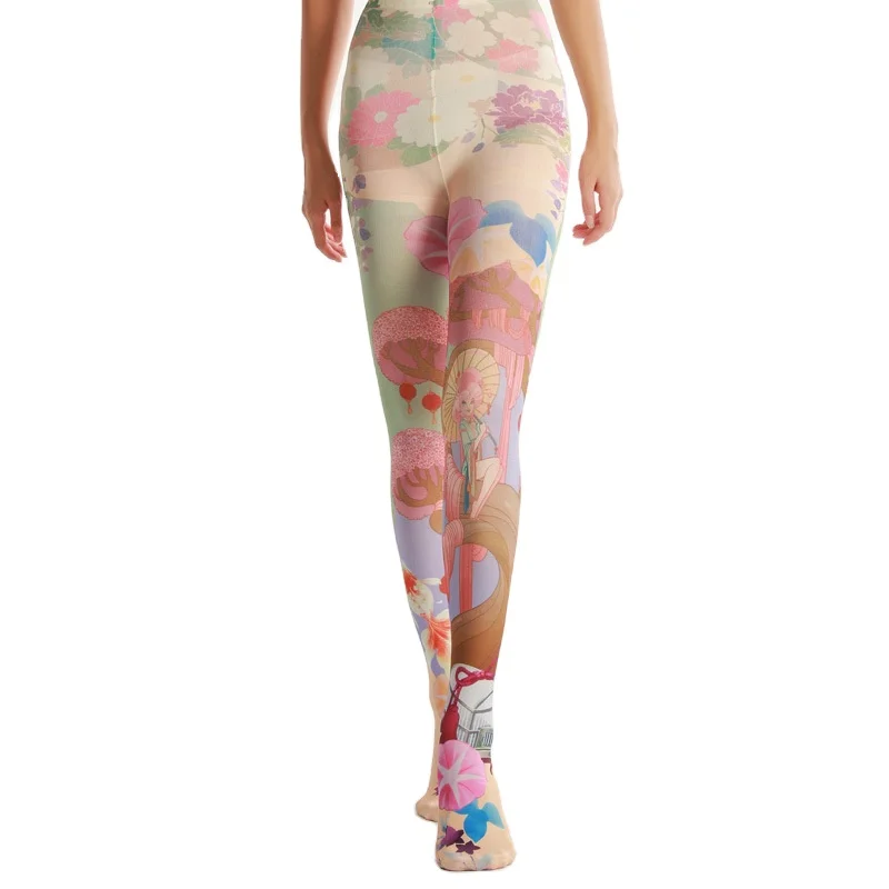 custom logo stockings pantyhose women sexy nylon high waist custom pantyhose