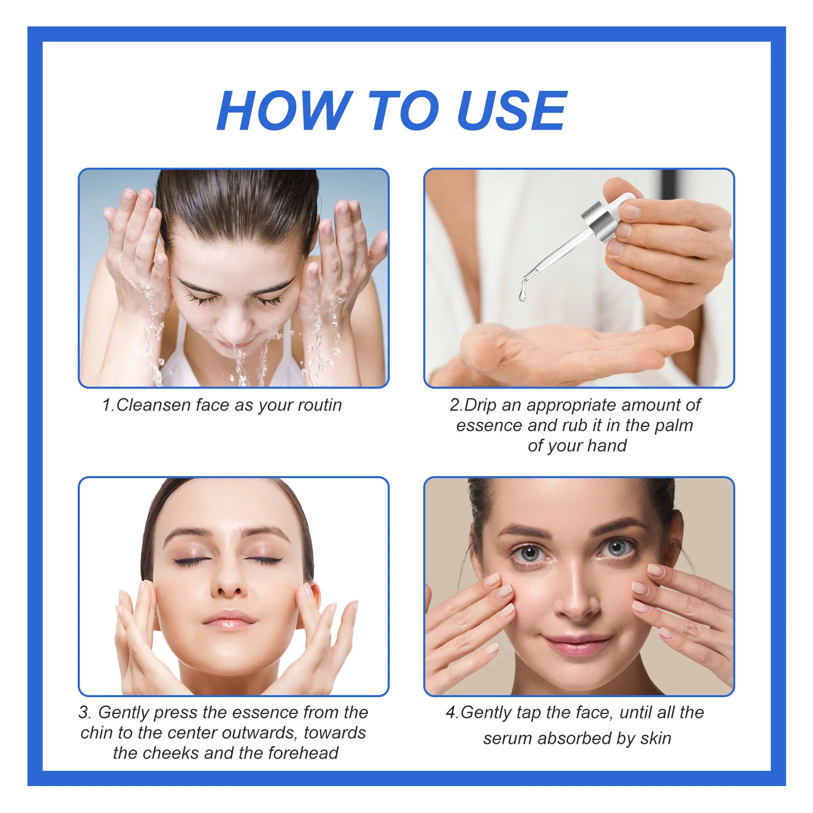 SEFUDUN 30ml Organic Facial Skin Care Stock Solution Anti Aging Serum Vitamin C Hyaluronic Acid Collagen Intense Facial Serum