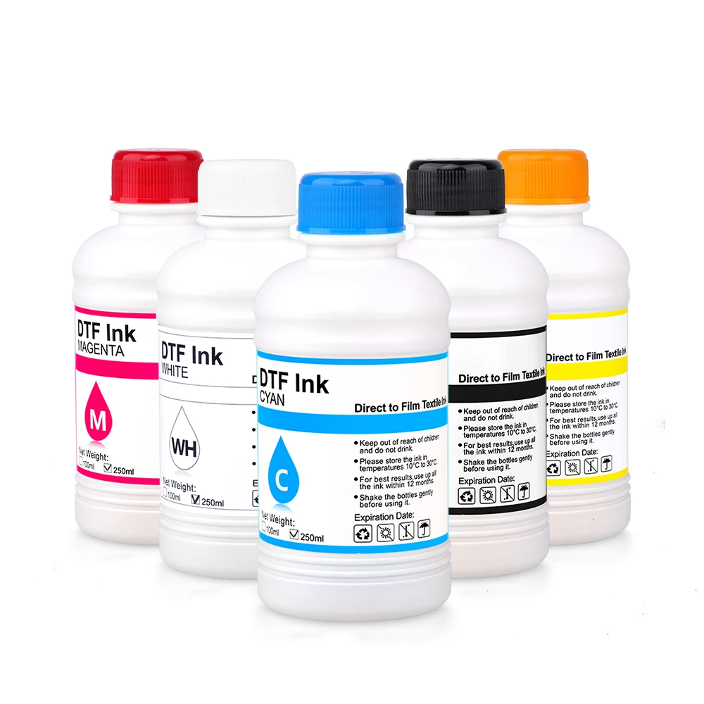 Ocinkjet Premium 250 ML Tshirt DTF  Ink For Epson PET Transfer Film Printing DX5 5113 L1800 L805 DTG Prier