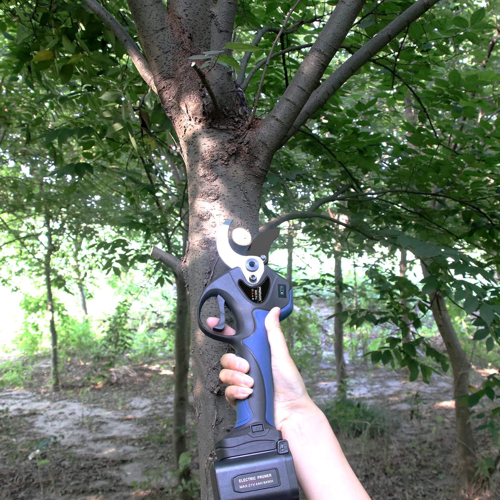 SWANSOFT Europe warehouse deliver 40mm electric pruning shears cordless garden scissors