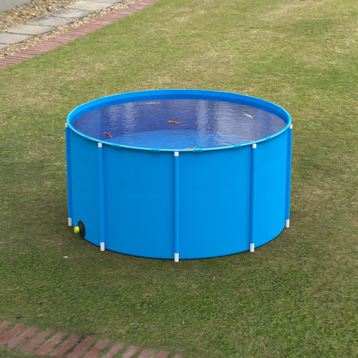 Подвижные аквариумы и аксессуары для аквариумов из ПВХ пластиковые с голубой емкостью