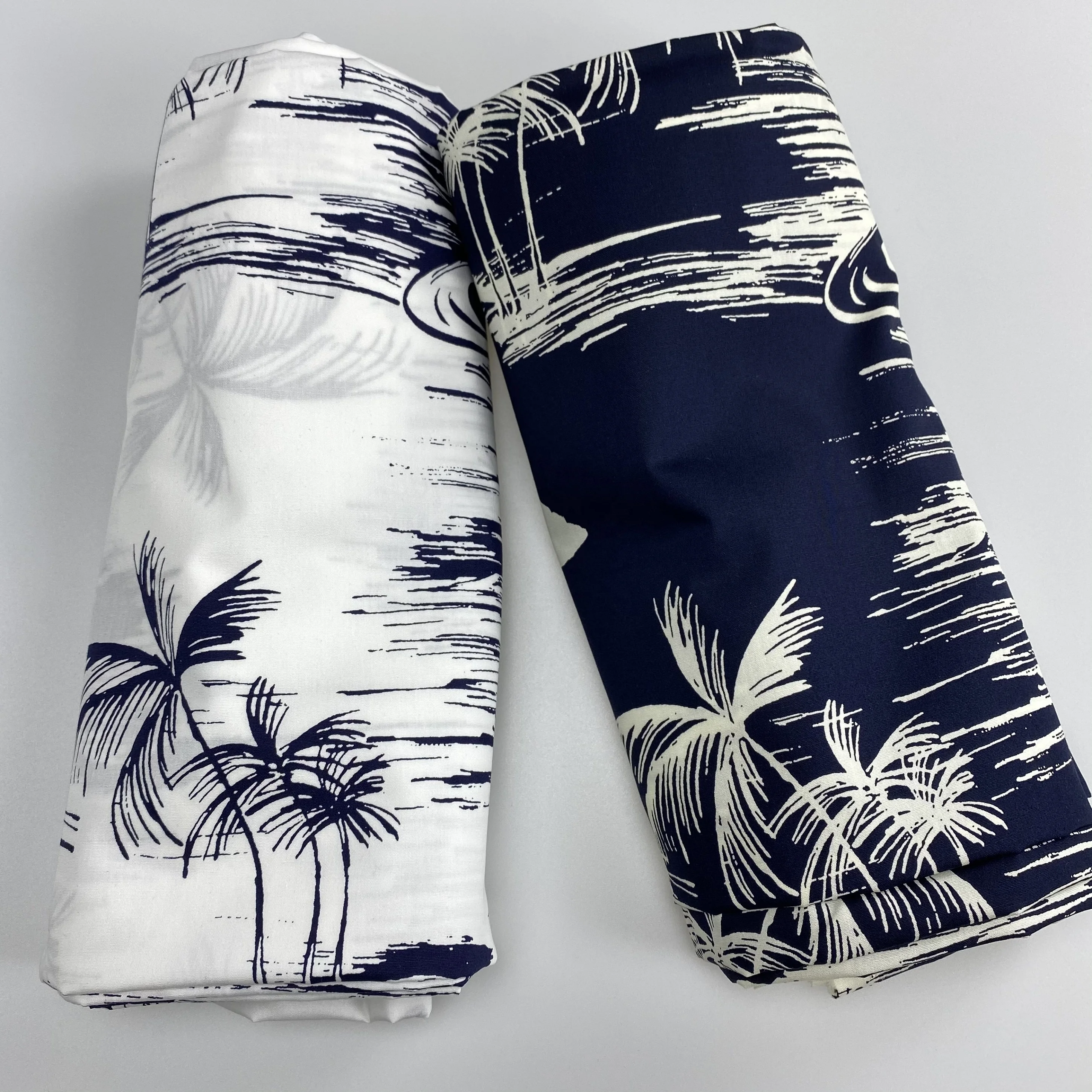 Индивидуальный простой тетрон, тканый Гавайский принт, поплин, хлопчатобумажная ткань для оптовой продажи