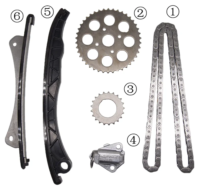 JT-1501-KIT Заводская распродажа высокое качество двигателя автомобиля набор цепного привода для FIAT