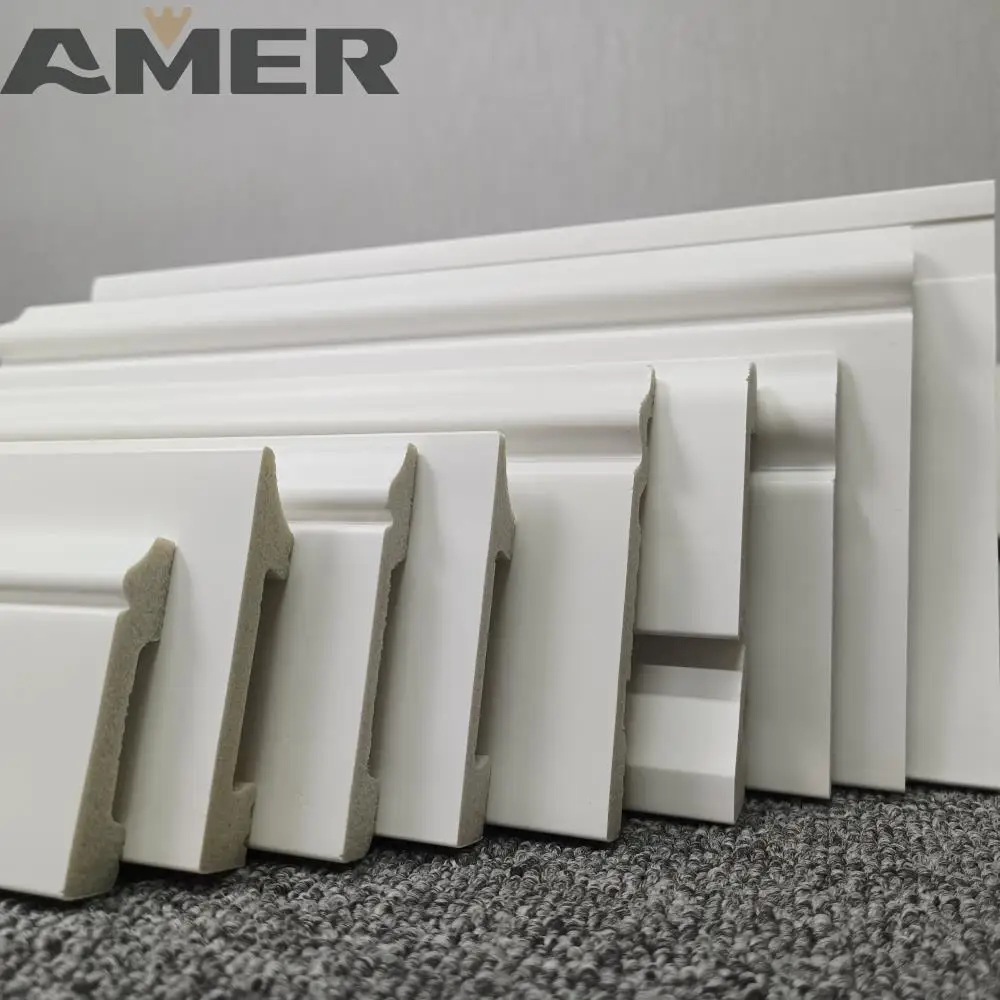 AMER High quality wholesale Manufacturers produce amer ps foam skirting pvc ps board spa line