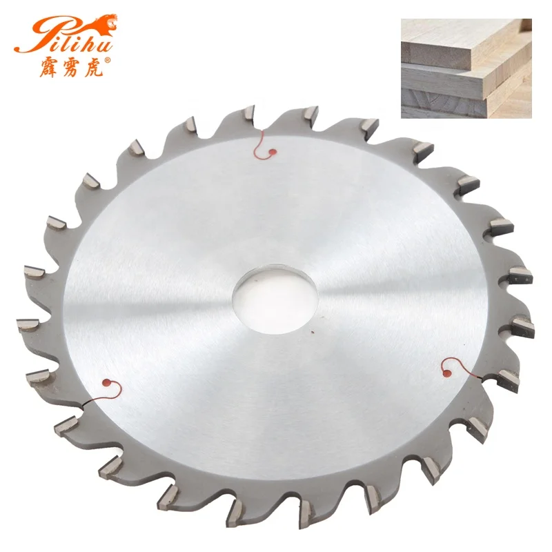 Long Life PCD Teeth 120mm 24T MDF Scoring Saw Blade For Table Sliding Saw