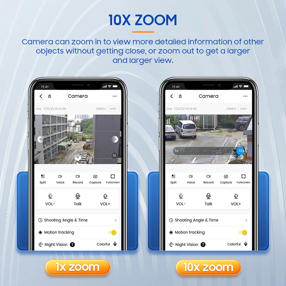 Sectec HD 4MP10X зум CCTV камера IP Wifi наружная Водонепроницаемая 4MP сетевая мини