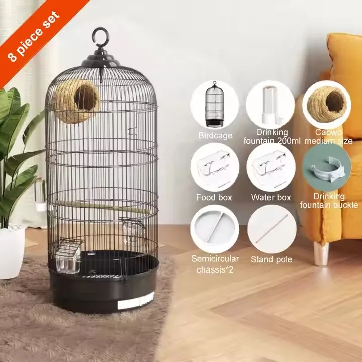 Hot Selling Cheap Durable Portable Mental Bird Cage Pet Cages for Dog Indoor outdoor