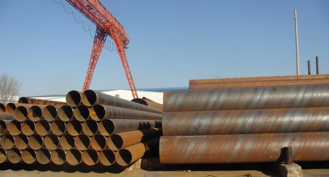 Лидер продаж износостойкий масляный корпус большого диаметра api 5l ssaw черная спиральная погружная углеродистая сварная стальная труба