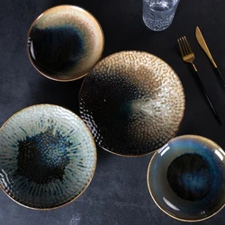 PITO OEM star hotel catering customized dinner plate high temperature porcelain manufacturer royal design dinner plates