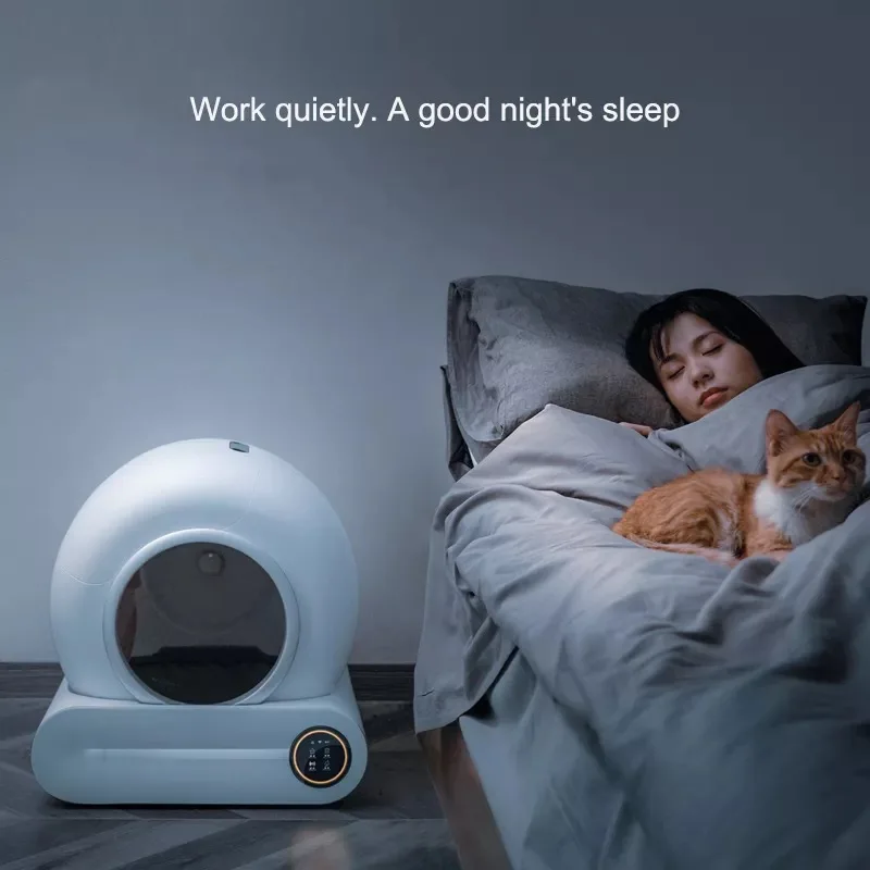 Умный быстроочищающийся большой туалет для кошек, автоматическое приложение, дистанционное управление, автоматический кошачий Туалет