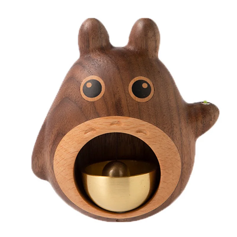 Hanging Magnetic Wooden Wind Chime For Entrance solid wood brass creative refrigerator doorbells  housewarming wind chimes bells