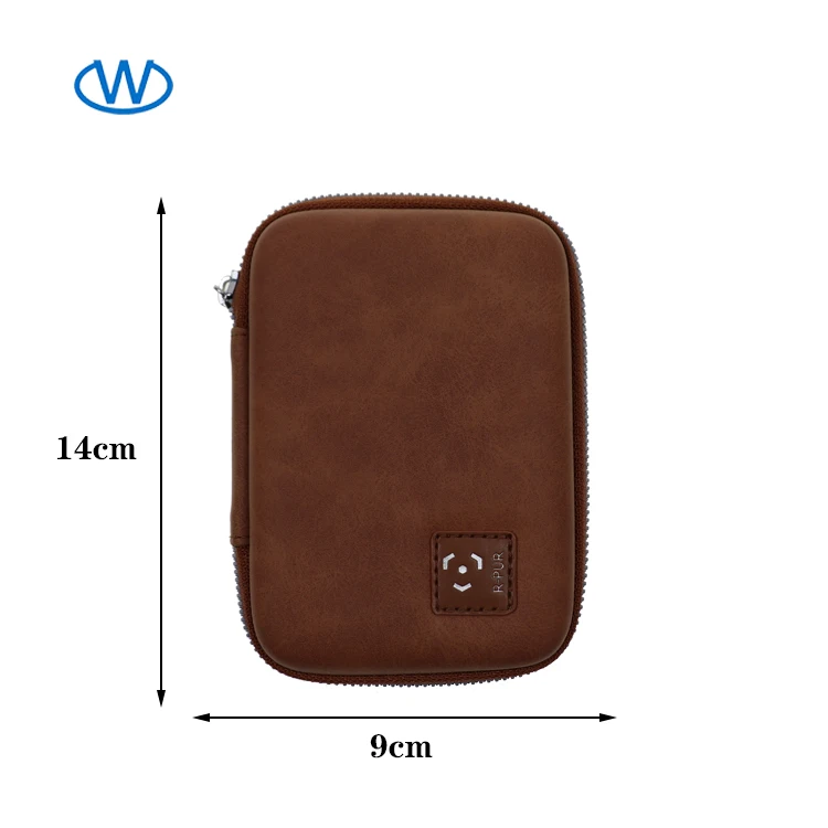 Portable EVA Hard Travel Case Waterproof Shockproof and Dustproof with Zipper for Mask External Hard Drive Power Bank Storage