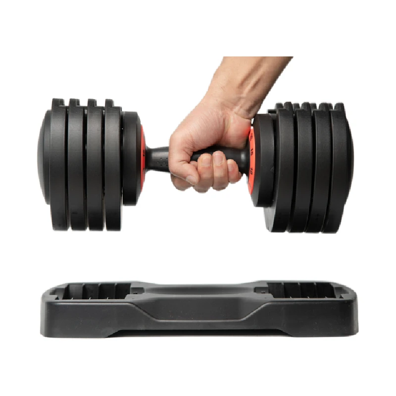 Twist Lock 25lb Dumbbell Set ABS Cover Quick And Easy Adjustable Dumbbell Weight Range 11kg Fitness Home Gym Dumbbell