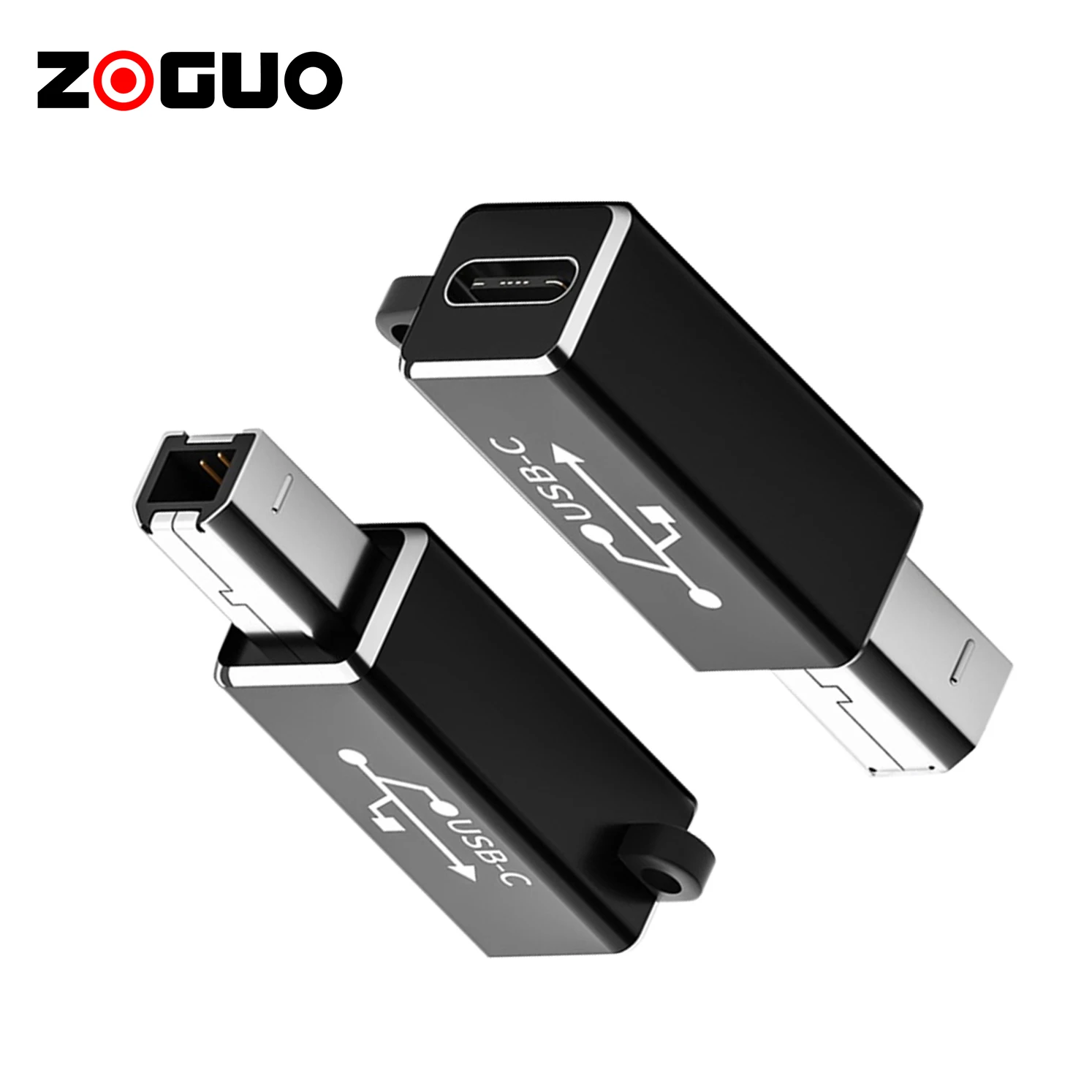 Переходник из алюминиевого сплава с USB C на B Средний переходник Type интерфейсный шнур (2