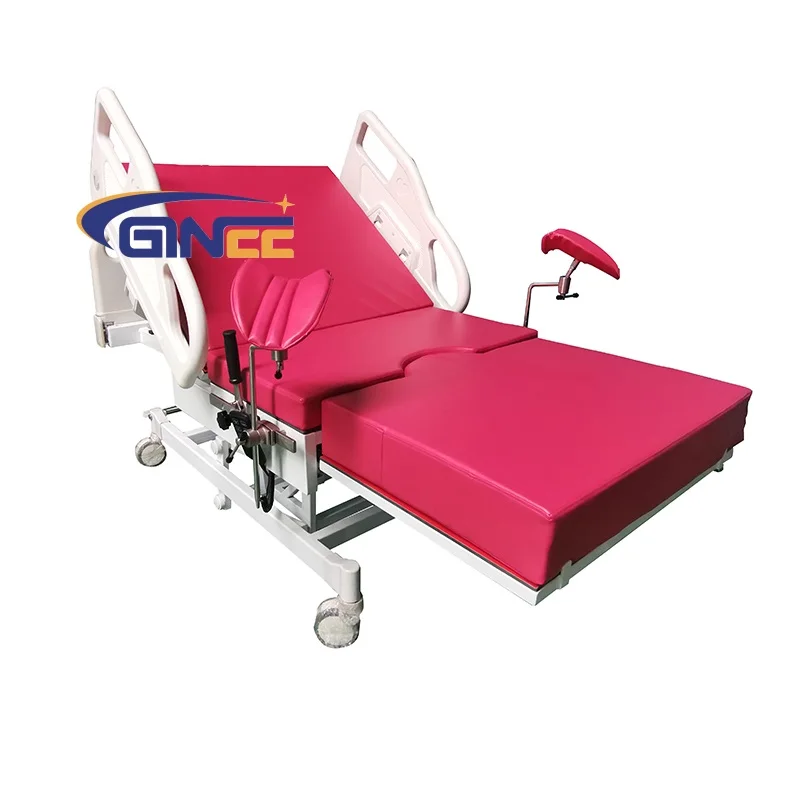 Ginee Medical Maternity and sickness integrated bed production high quality give birth use  sales gynecological bed