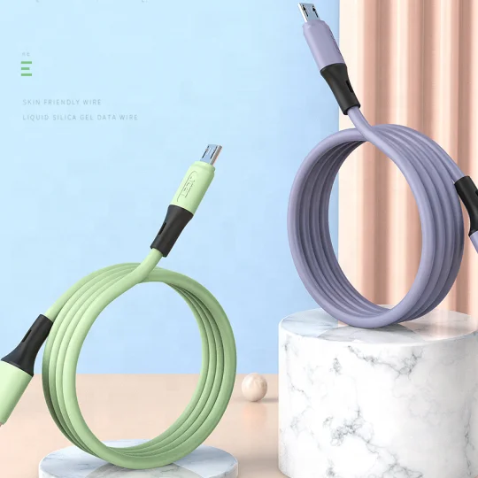 2020 цены по прейскуранту завода-изготовителя жидкий силикон 8 pin Мобильные аксессуары кабель для быстрой зарядки