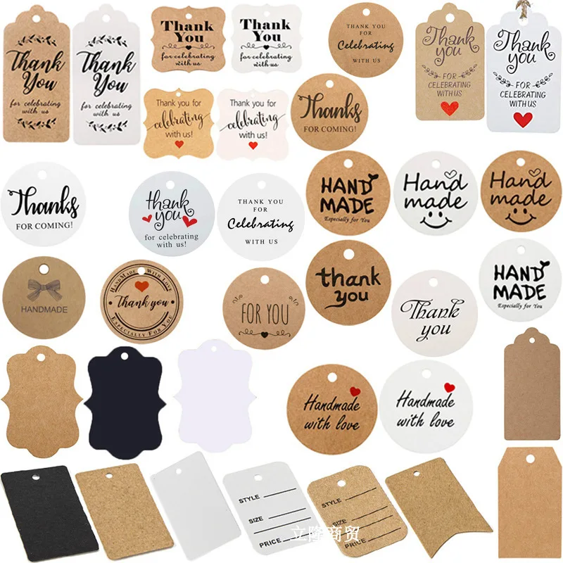 100pcs/bag Hot-selling Handicraft Wooden Slices Bookmark Handmade Label Gift Hotel Door Sign Custom Wood Card Blanks Price Tag