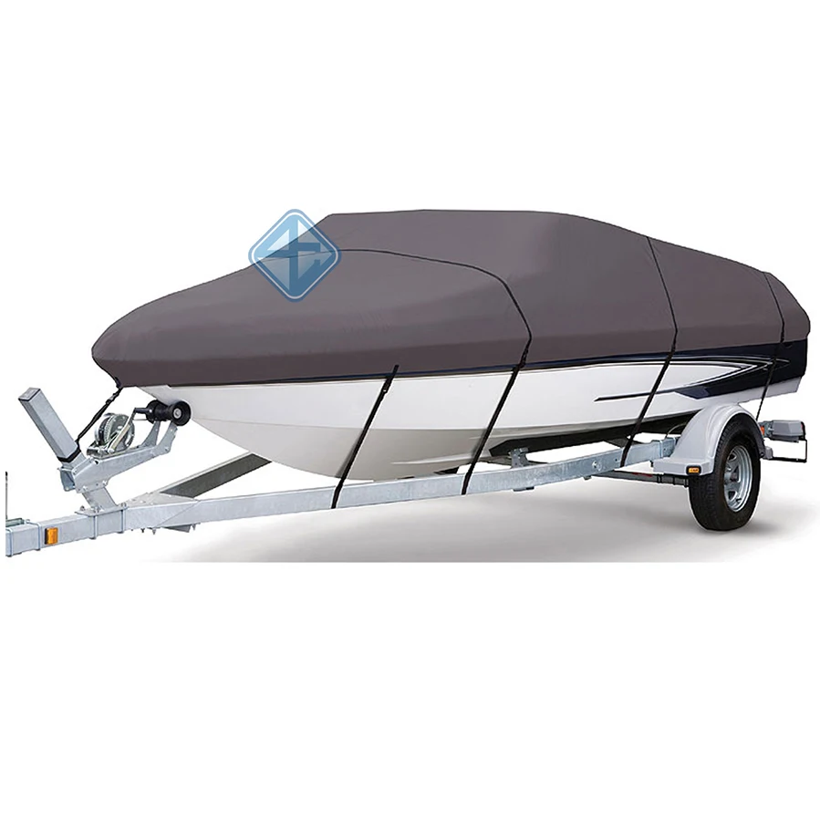 600D Solution Dyed Polyester Fabric Boat Cover with PU Coating