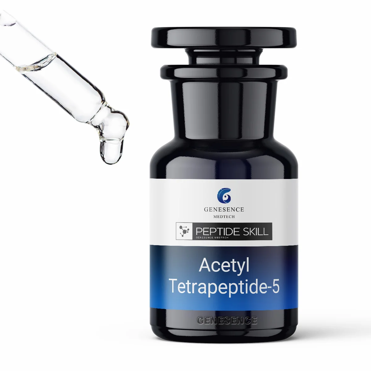 Cosmetic grade Acetyl Tetrapeptide-5 Water Soluble peptides C20H28N8O7 Cas 820959-17-9