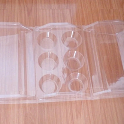 Flower Plant Plastic Blister Packing Clamshell Container