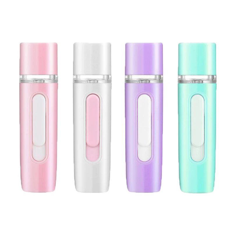 Home use skin care product handheld mist spraying face moisturizing handy facial steamer