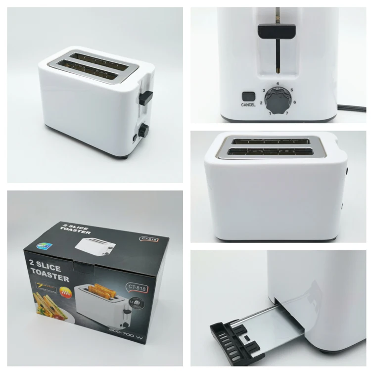 110V US plug 2 slices extra-wide electric bread toasters for kitchen