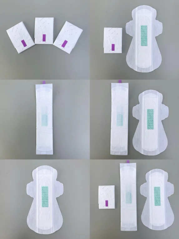 cheap wholesale B Grade Sanitary Napkins Biodegradable Wholesale Organic Cotton Lady Day And Night Use Sanitary Napkins