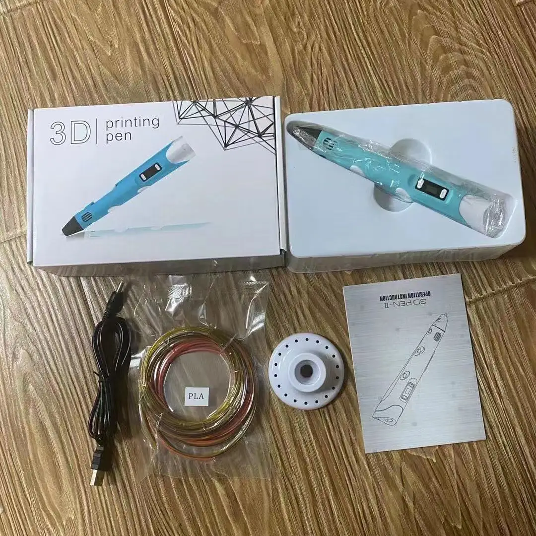 Factory Wholesale Drawing Printer 3D Pen With 1.75mm PLA Filament Refills Print Pen 3D Printing Pen