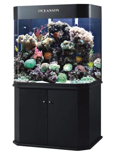 
V5-ET Hexagon six side saltwater fish tanks unike akvarium fish tank 