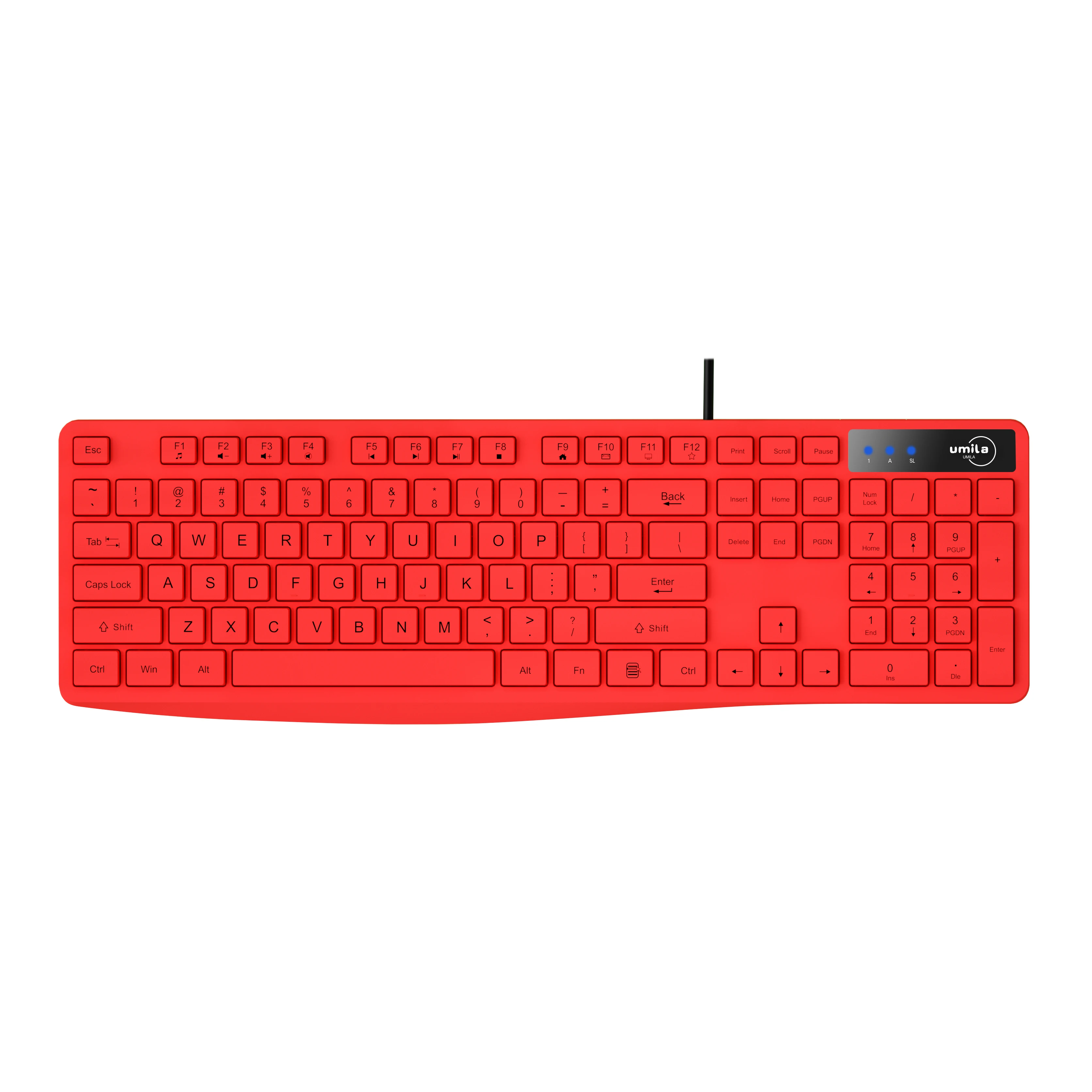 OEM Wholesale Price Thin Light USB PC Custom Keyboard for Office Use