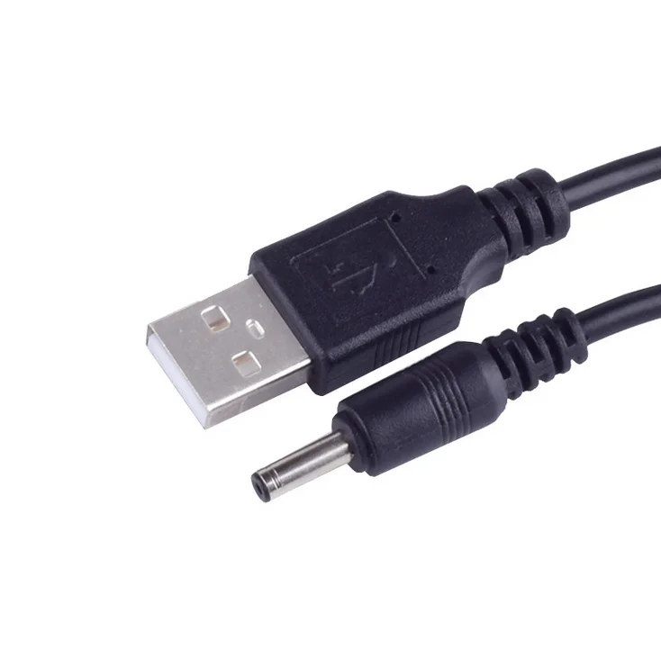 Wholesale dc charging cable 3.5 mm jack to usb dc charger cable