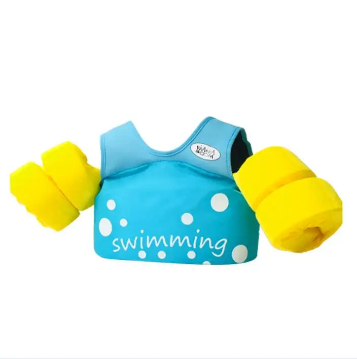 Оптовая продажа с фабрики, детские спасательные жилеты, Детские тренировочные плавучие костюмы, рукава, мультяшное плавательное кольцо, помощь swimsui