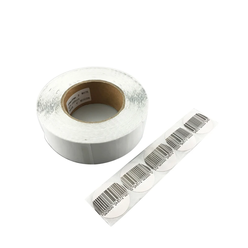 DETA Barcode RF Soft label for anti theft security adhesive EAS Label 8.2mhz frequency