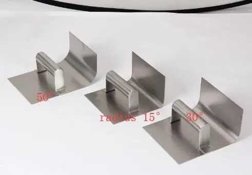 Concrete Cove Trowels Hand Concrete Edgers & Sidewalk Edger &Cement Edgerl ,Concave tapered trowels with 30mm corner radius 91F
