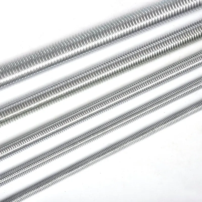 Industrial Grade DIN 976 Stud Bolt Black Oxide Anti-Rust Steel Threaded Rod with Zinc Finish Metric Measurement System