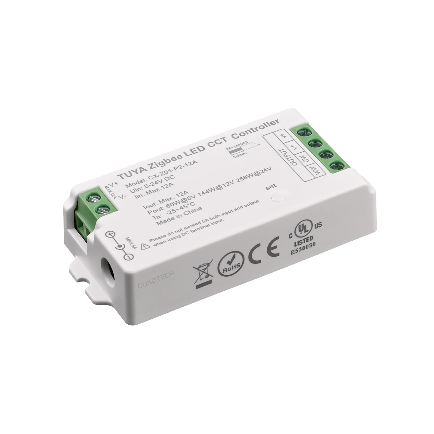 U L Certified Tuya Zigbee LED Dimmer CCT RGB RGBW RGBCCT Controller