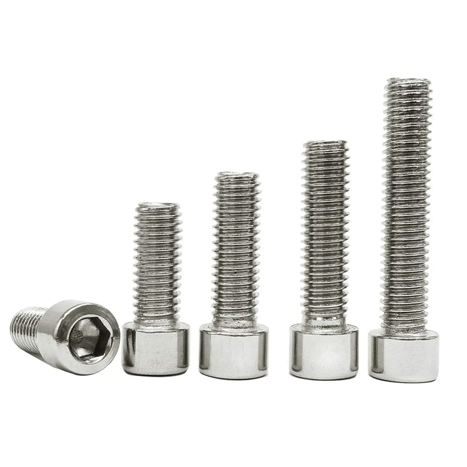 DIN912 m6 allen bolt hex socket bolt screw SS 304 316 stainless steel gr8.8/10.9/12.9 socket head cap screws