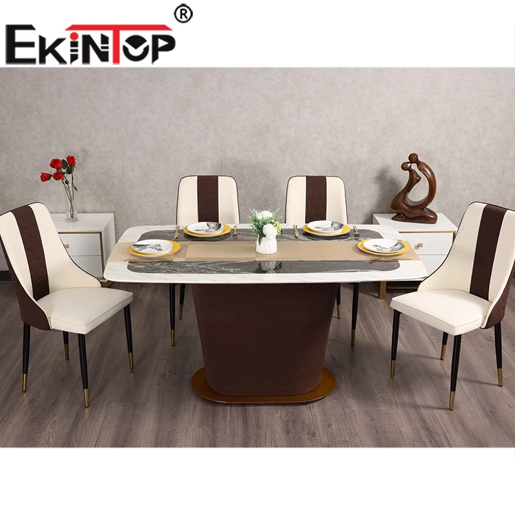 Ekintop popular hot selling dining table set modern dining room furniture table and chairs