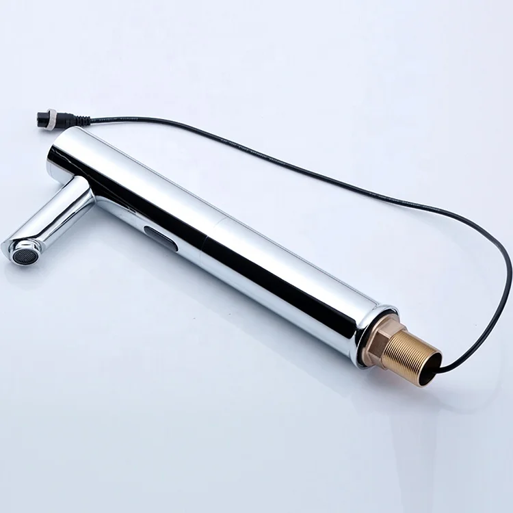 Countertop Touchless Faucet Cold Only Tall Body Infrared Motion Sensor Faucet