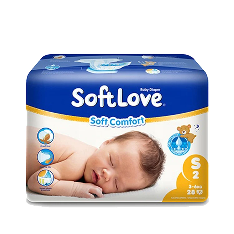 Softlove les fabricants de vente de couches pour bebes jetables